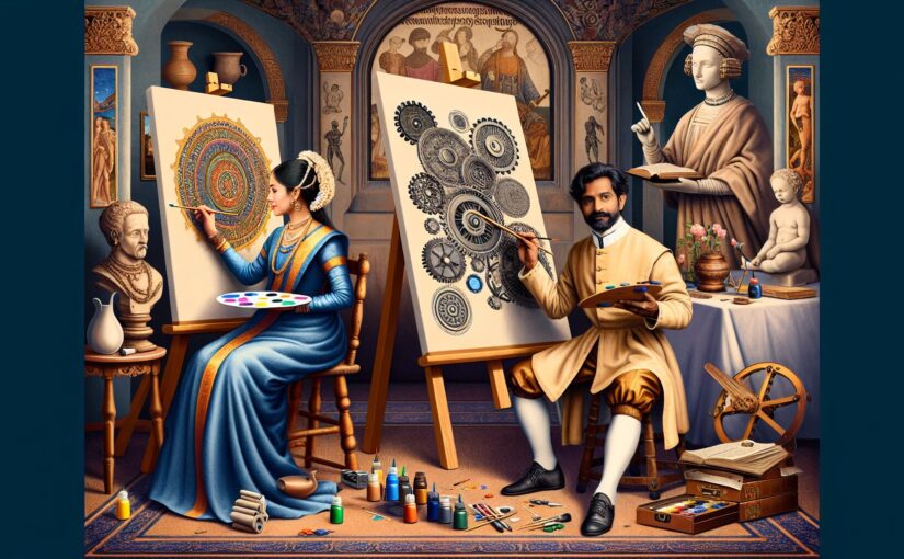 #The Creative Renaissance: AI Meets Art, Writes History Anew